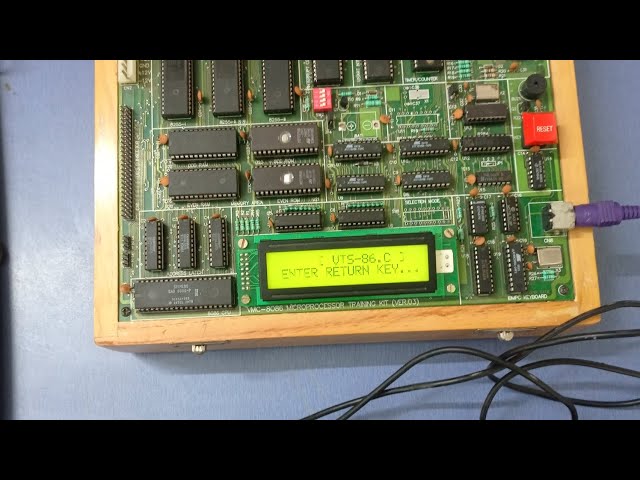 8086 Microprocessor Lab Experiment | 2's complement of an 8-bit number