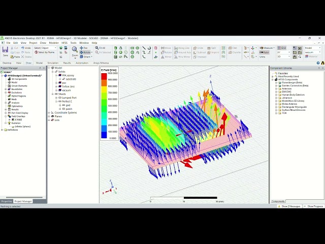 How to plot electric and magnetic fields in Ansys HFSS
