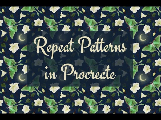 Seamless Repeat Patterns in Procreate on the iPad