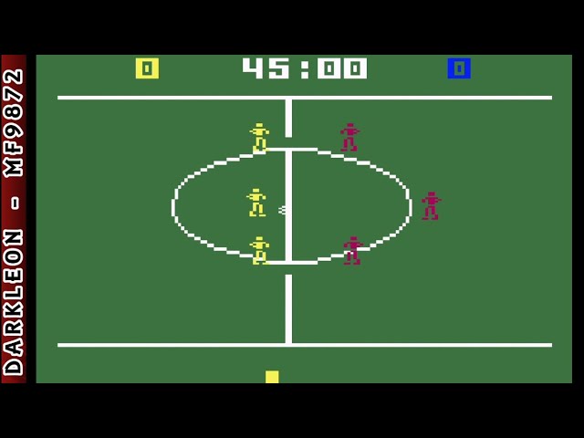 Intellivision - Soccer © 1979 Mattel - Gameplay