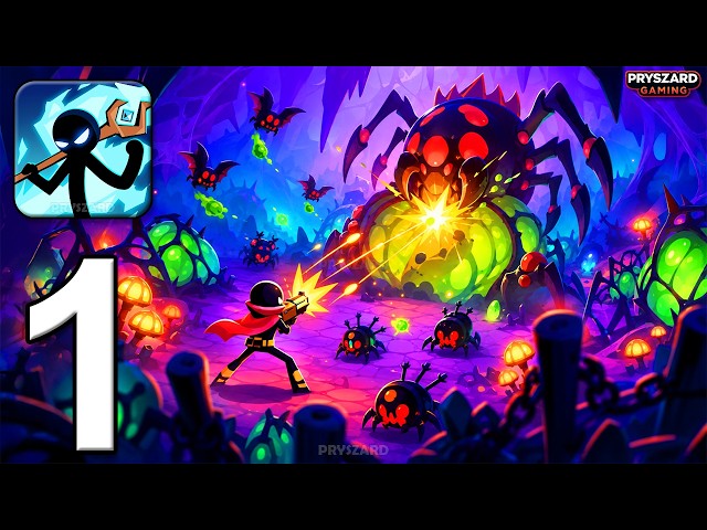 Stickman Defense: Survival TD - Gameplay Walkthrough Part 1 - Stickman Tower Defense (iOS, Android)