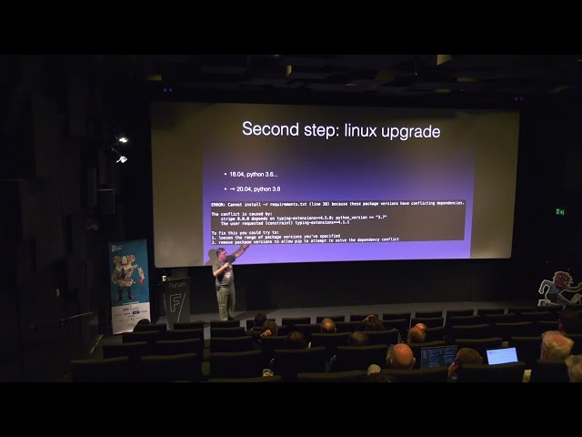 Upgrading python/django projects with docker - Reinout van Rees