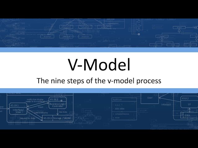 V-Model - The 9 steps of the V-Model process