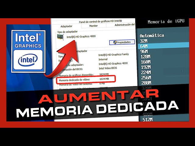 ✅ Aumentar MEMORIA DEDICADA INTEL HD GRAPHICS 🚀 100% Funcional 💥 2021 💥