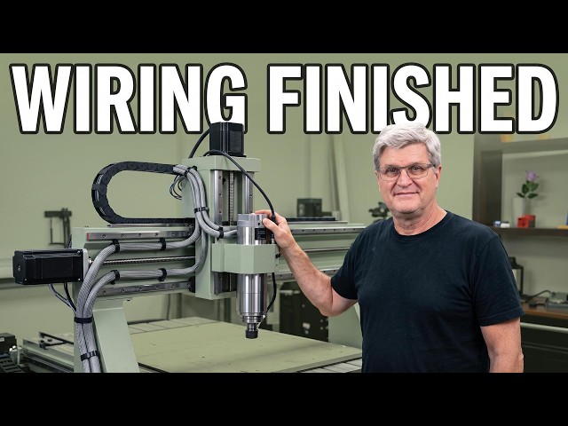 The Final Piece: CNC Spindle Wiring Finished