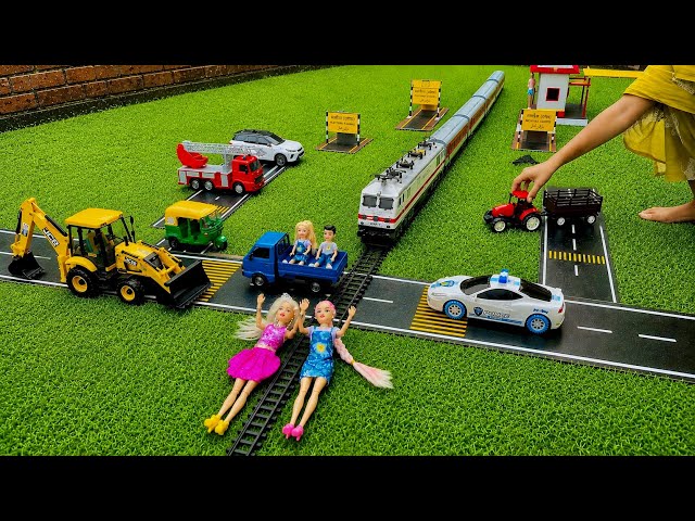 Baby Girl Train Satakar | Wag 9 Locomotive Train Model | Mini Truck vs Train | Wap 7 Train vs Jcb