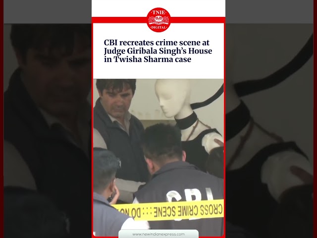CBI brings accused Giribala Singh & Samarth Singh to home for crime scene recreation in Twisha case