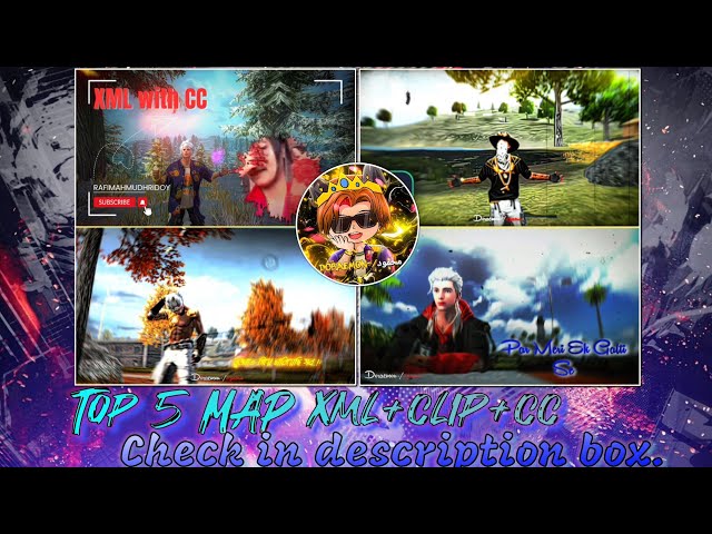 Top 5 freefire Map xml।xml+cc+clip। check in description box📮 @rafimahmudhridoy