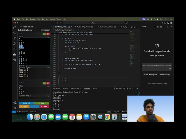 Meta Hacker Cup - 2025 - Round 2  | ScreenCast | Solved only A, C