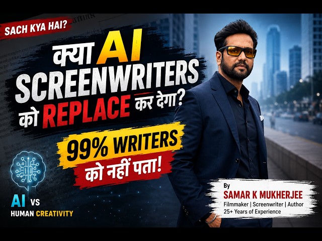 AI Screenwriters को Replace कर देगा? 99% Writers यह सच नहीं जानते! | Samar K Mukherjee