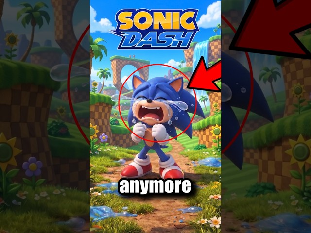 WHY DOES NO ONE PLAY SONIC DASH ANYMORE? 😨 #sonic #shorts #youtube