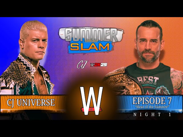 WWE CJ UNIVERSE MODE | Heat of the Summer | Episode 7