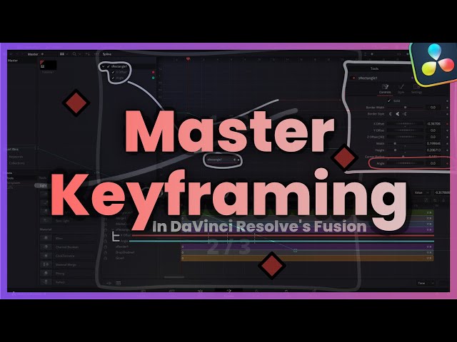 Advanced Keyframing in DaVinci Resolve | Fusion Specifics