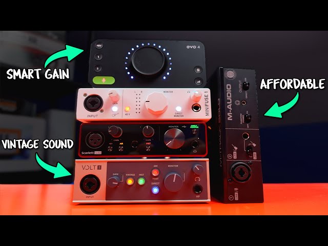 The BEST Audio Interfaces for Beginners