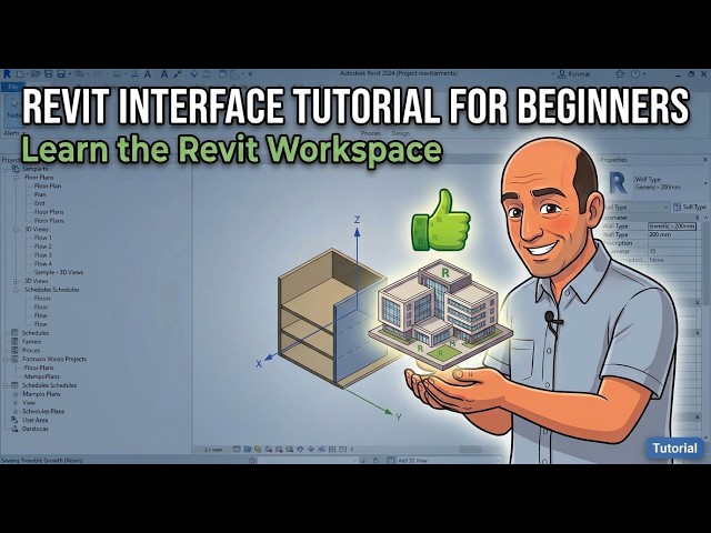 Revit Interface Tutorial for Beginners | Learn the Revit Workspace