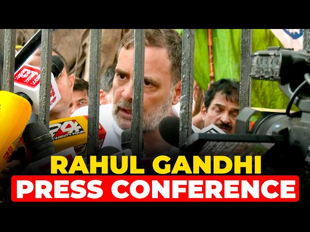 LIVE: Rahul Gandhi Holds Press Conference outside Prasar Bharati Bhawan | Delhi | CEC |Gyanesh Kumar