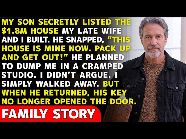 My Son Thought He Could Steal Our $1.8M House — But When He Returned, The Door Was Blocked Shut