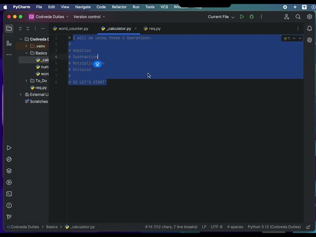 Simple Calculator(CLI) with Python