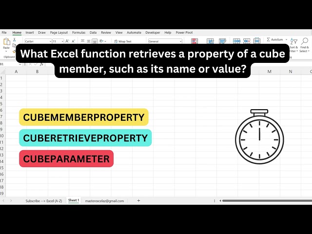 #140 - Excel formula question and answer