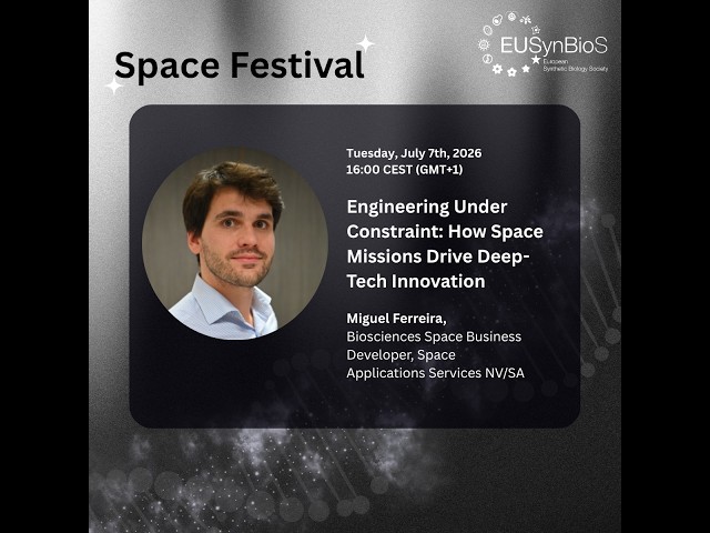 Engineering Under Constraint: How Space Missions Drive Deep-Tech Innovation - Dr. Miguel Ferreira