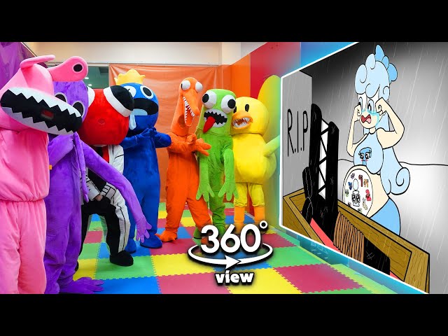 Rainbow Friends 360° - CINEMA HALL |Alphabet Lore But It's Reverse (Z - A) New Alphabet Lore R.I.P
