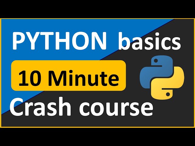 Python in 10 Minutes | Fast Revision for Beginners | Basics | Last minute | Crash course