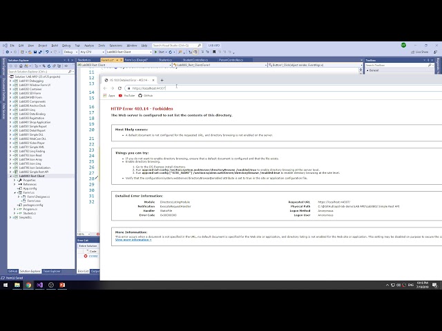 Lab0803 01 Restsharp Client
