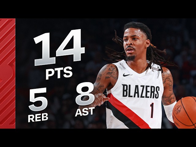 Ja Morant DID IT ALL in his Official Trail Blazer Debut | October 21, 2026