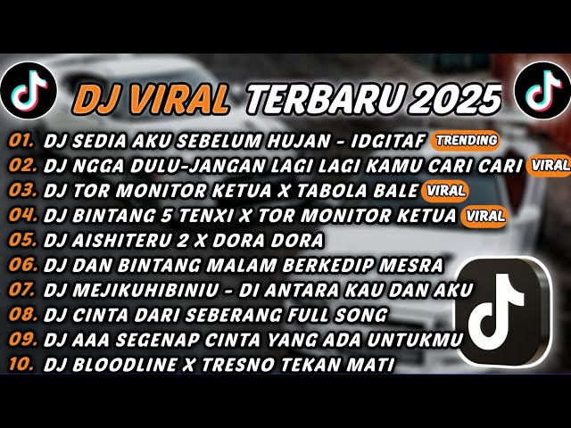 DJ TIKTOK TERBARU 2025 - DJ SEDIA AKU SEBELUM HUJAN🎵DJ NGGA DULU-JANGAN LAGI LAGI KAMU CARI CARI🎵