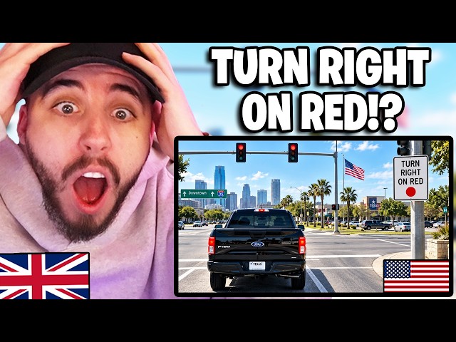 Brit Reacts to How to drive in USA