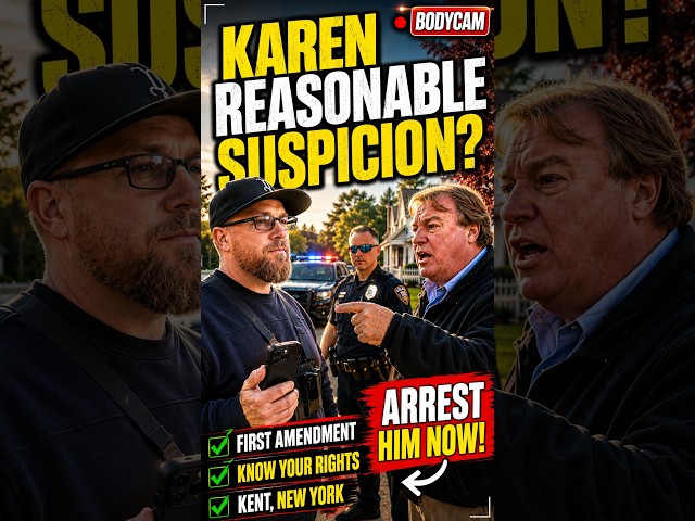 Karen Calls Cop On First Amendment Auditor NY #rights #police #shorts
