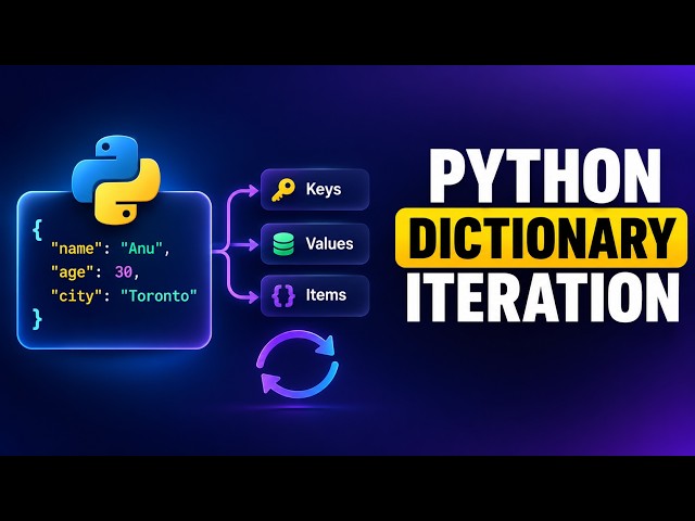 59 🐍 Python Dictionary Iteration Explained | Loop Through Dictionaries Like a Pro