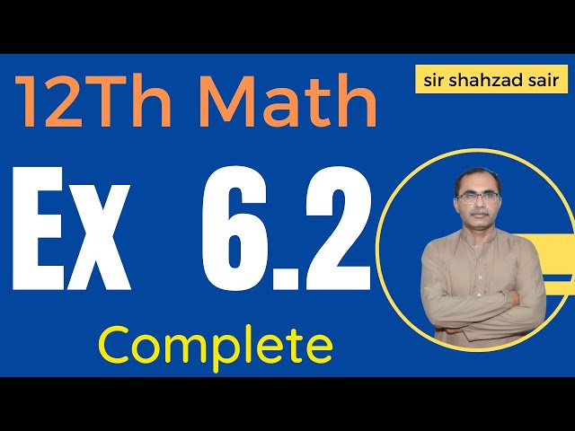 FSC Math Part 2 Chapter 6 || Exercise 6.2 Conic Section || 12Th Class Math