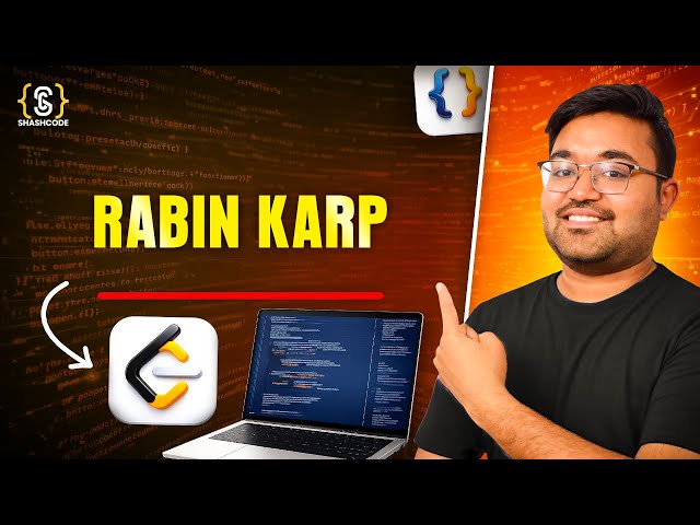 Rabin Karp Algorithm Explained | Rolling Hash | String Matching in Java
