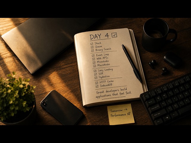 Day 4: I Finally Understood What Makes an Application Feel Fast