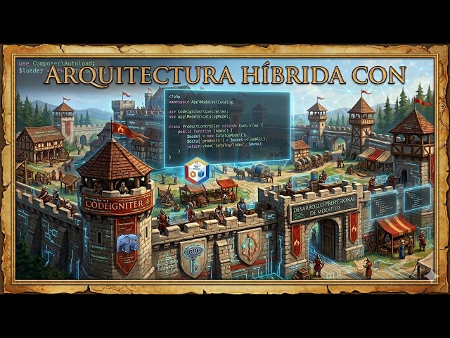 🔧 Hybrid architecture with Composer + Git: professional module development in CodeIgniter 4