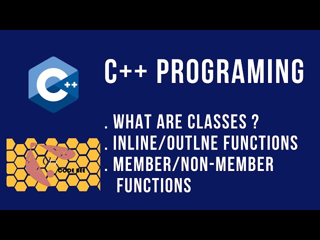 What are classes in C | Inline/Outline functions | Member/Non-member functions