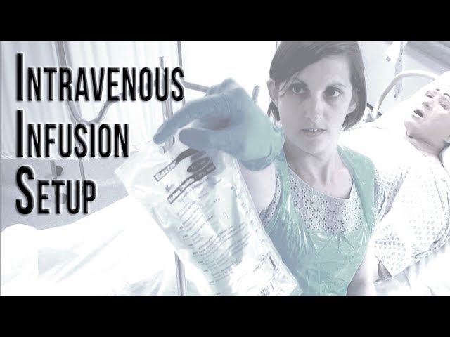 Intravenous Infusion Setup