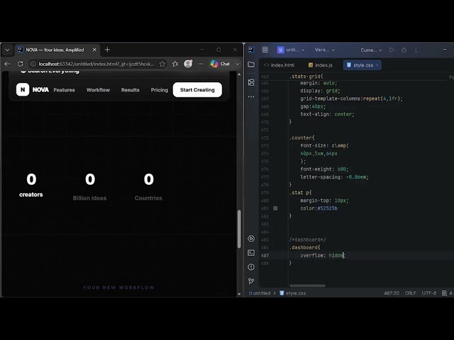 I Built a $10,000 Website with HTML + Tailwind CSS 🔥 part 4