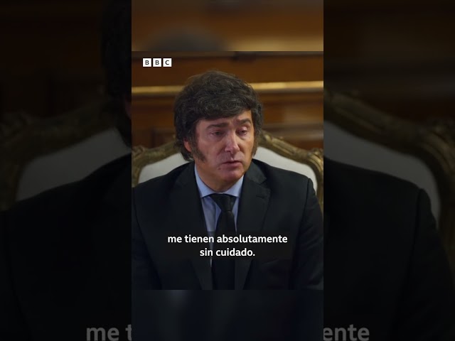 Javier Milei a la BBC: "Lloran por el reconocimiento internacional que tengo” #bbcmundo #milei