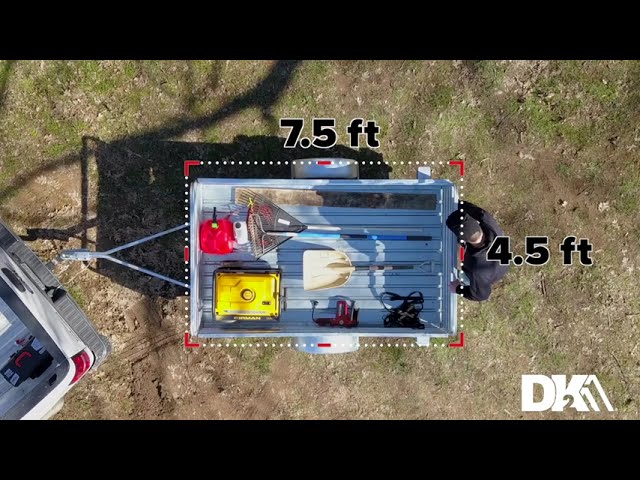 DK2 Trailers | MMT5X7 5-in-1 5' x 7' Multi-Utility Trailer | Galvanized Steel
