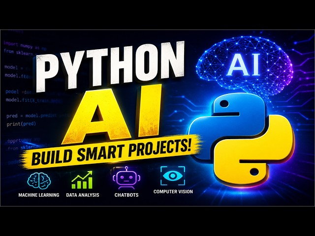 Python AI Masterclass Episode 4 | Smart Projects Using Python