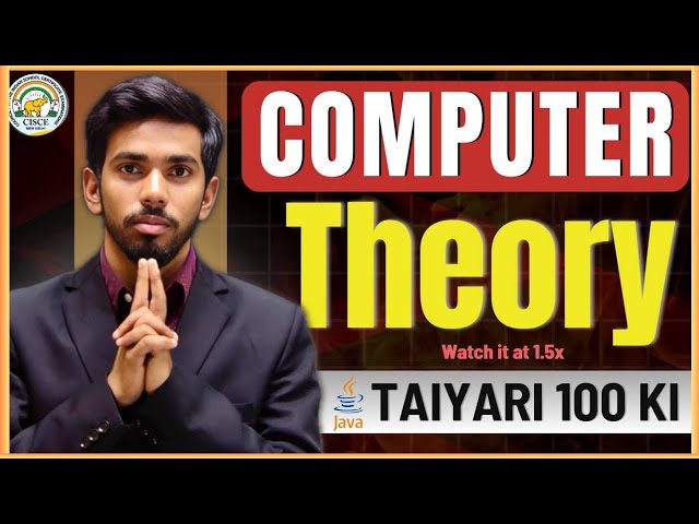 Java Computer Theory in One Shot | Complete Java Theory in One Shot | Class 10 ICSE | Computer 10