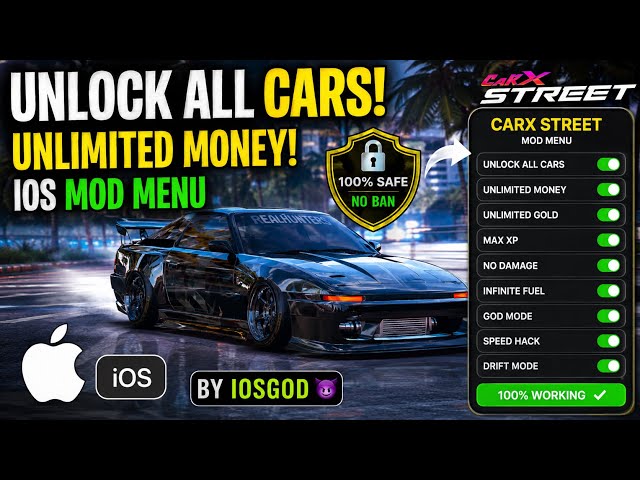 CarX Street iOS MOD 💵🚗 | How to Install Version 1.21.0 Latest | 100% Safe |