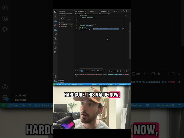 Part 6 | Terraform Explained: Setting up variables 🧩#terraform #iac #azure #cloud