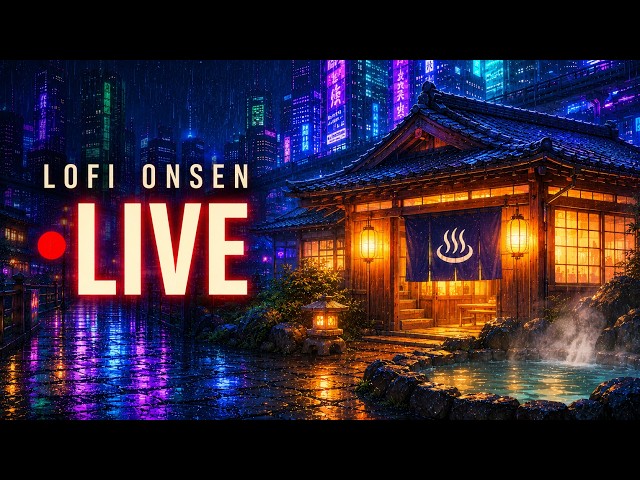 LIVE: Cyberpunk Japan Lofi & Dark Ambient 🌧️ Music for Work, Study & Coding