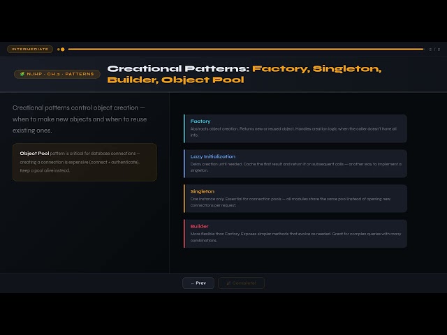 Node.js High Performance - Ch02: Architectural & Creational Patterns