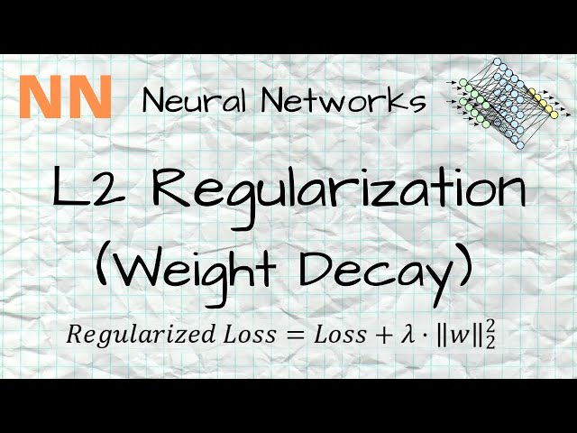 NN - 16 - L2 Regularization / Weight Decay (Theory + @PyTorch code)