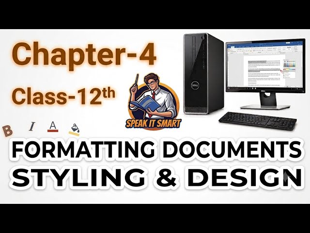 Spreadsheet Applications: Working with Data | Class 12th | Chapter 4 📊✨