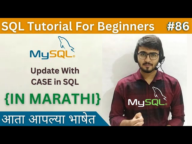 UPDATE WITH CASE in SQL | SQL Tutorial For Beginners in Marathi #86 #sql